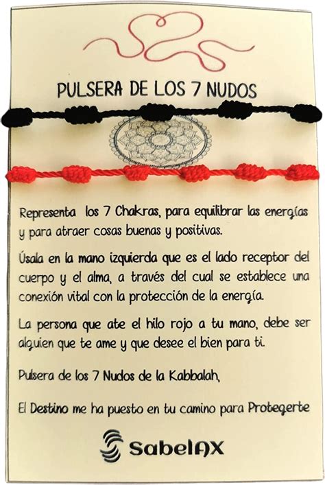 significado pulsera roja 7 nudos|Pulsera de los 7 nudos: significado, colores y cómo。